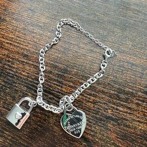 Tiffany & Co. 925 Silver Charm Bracelet